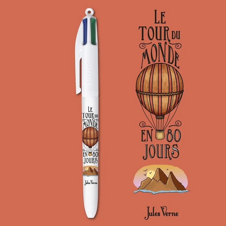 Bic Jules Verne Costume Régional Miss France Le Chat Défile