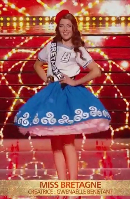 Miss Bretagne 2023 Costume Régional Miss France